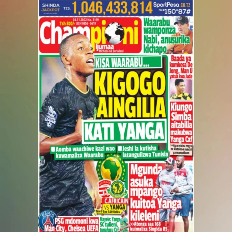 KISA WAARABU..KIGOGO AINGILIA KATI YANGA,MGUNDA KUITOA YANGA KILELENI