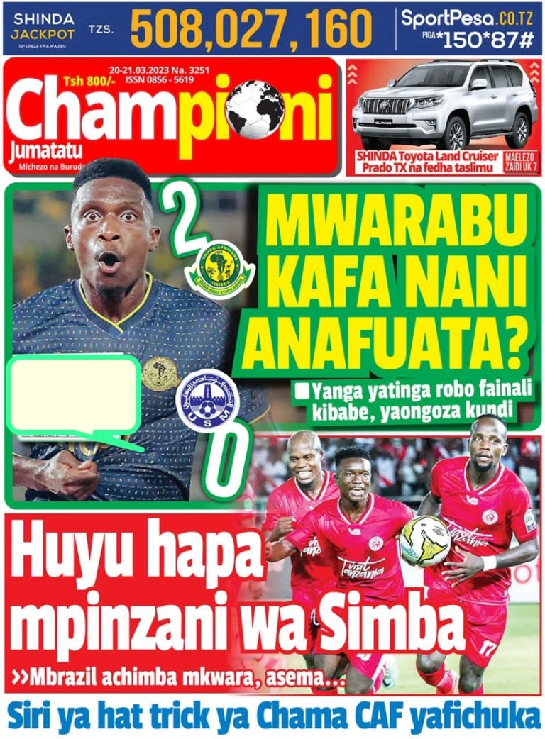 MWARABU KAFA NANI ANAFUATA? HUYU HAPA MPINZANI WA SIMBA