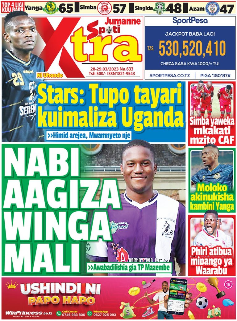 NABI AINGIZA WINGA MALI,STARS TAYARI KUIKABILI UGANDA