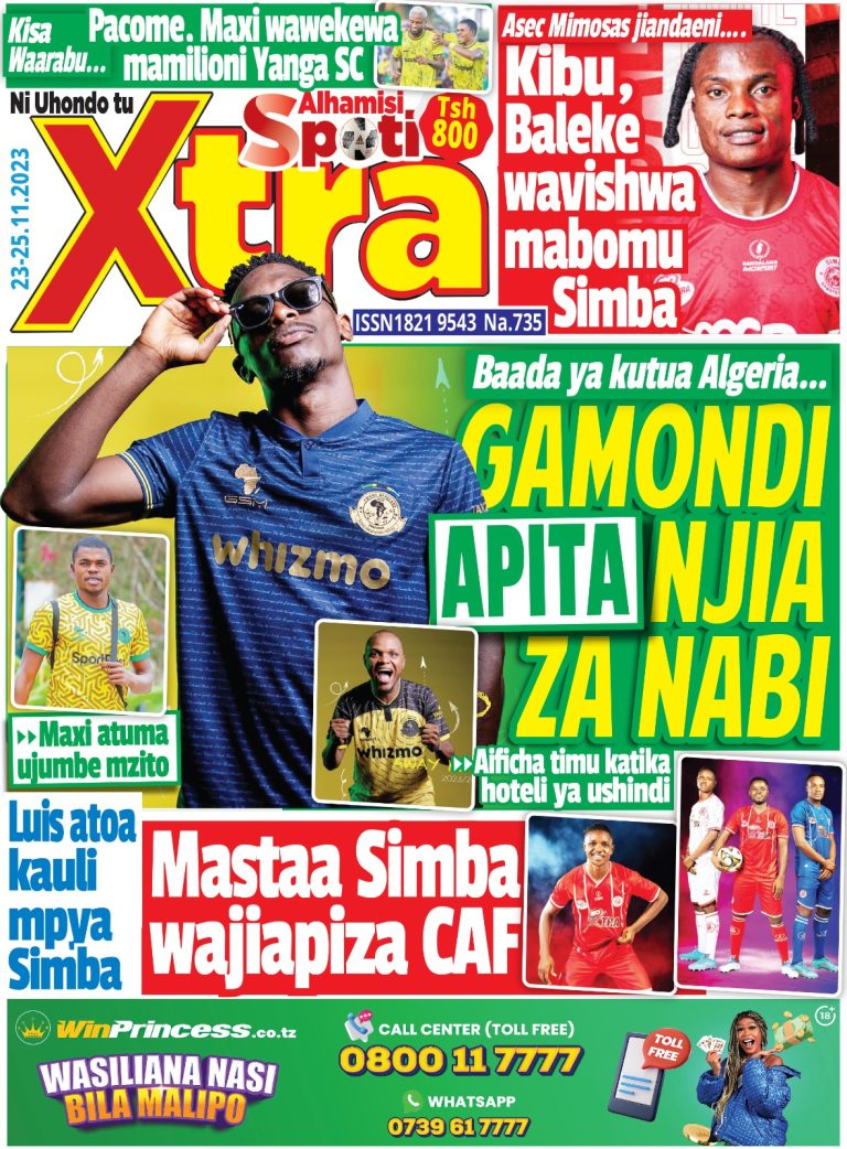 GAMONDI APITA NJIA ZA NABI, MASTAA SIMBA WAJIAPIZA CAF