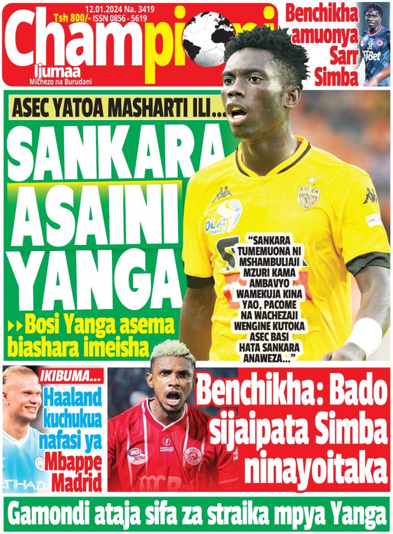 ASEC YATOA MASHARTI SANKARA ASAINI YANGA, BENCHIKHA BADO