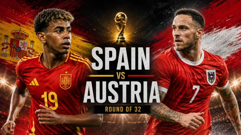 Hispania vs Austria: Vita Kali Kusaka Tiketi ya 16 Bora Kombe la Dunia
